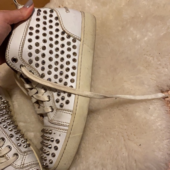 s-l400.jpg Christian Louboutin Flat Calf Spike Sneakers